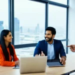 공정관리의 기초부터 고급까지 한눈에 보는 과정 - **Prompt:** A diverse group of young Pakistani professionals, both men and women, in a bright, moder...