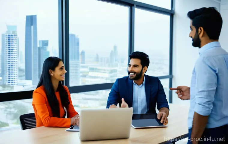 공정관리의 기초부터 고급까지 한눈에 보는 과정 - **Prompt:** A diverse group of young Pakistani professionals, both men and women, in a bright, moder...