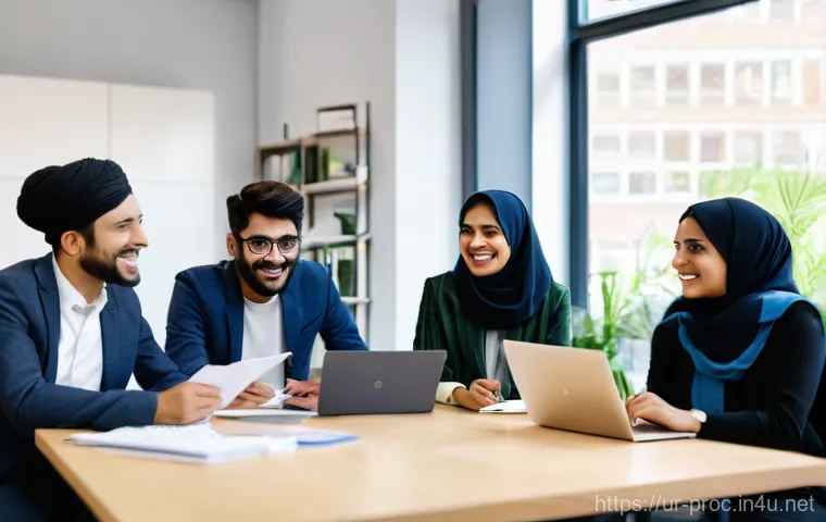 공정관리의 기초부터 고급까지 한눈에 보는 과정 - **Prompt:** A diverse group of young Pakistani professionals, both men and women, in a bright, moder... 공정관리의 기초부터 고급까지 한눈에 보는 과정 - **Prompt:** A diverse group of young Pakistani professionals, both men and women, in a bright, moder...