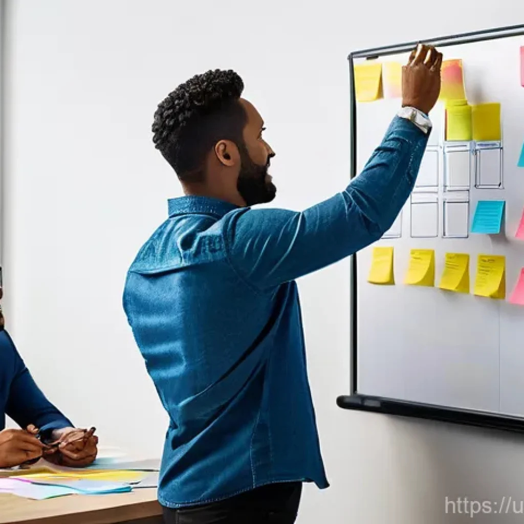 공정관리 자격증 이론과 실무 병행 학습법 - **Prompt:** A diverse team of 5 project managers, professionally dressed, engaged in an energetic an...