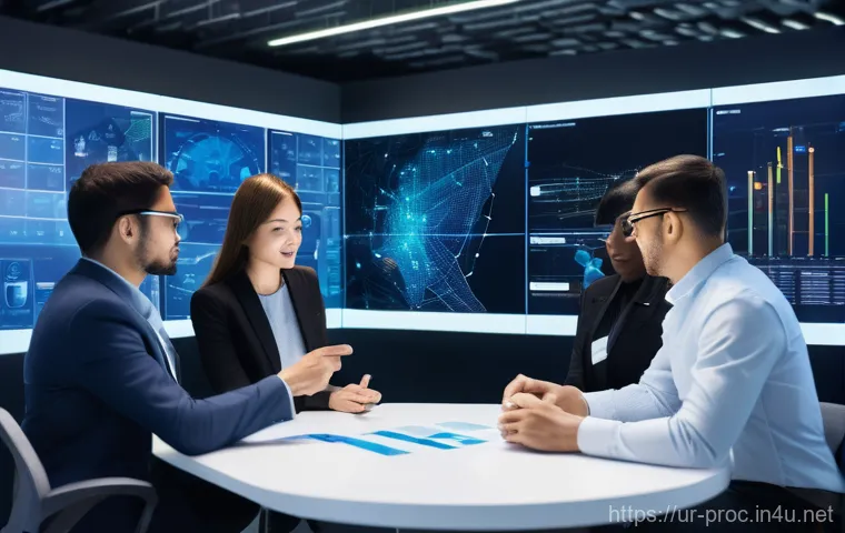 공정관리 기술과 IoT 융합 사례 - **Prompt 2: Smart Factory Anomaly Detection**
"Inside a clean, brightly lit modern factory, two ... 공정관리 기술과 IoT 융합 사례 - **Prompt 2: Smart Factory Anomaly Detection**
"Inside a clean, brightly lit modern factory, two ...